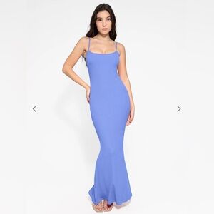 🆕 Periwinkle Blue Maxi Shapewear Dress